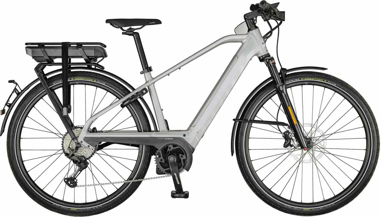Scott Silence ERIDE 10 Men Speed Pale Grey / Black Vélo Trekking électrique Homme 3 Scott Silence ERIDE 10 Men Speed Pale Grey / Black Vélo Trekking électrique Homme
