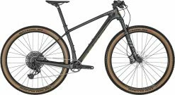 Scott Scale 910 AXS Raw Carbon / Brushed Gold VTT Semi-rigide