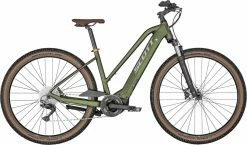 Scott Sub Cross ERIDE 10 Lady Beetle Green / Titanium Flash VTC électrique Femme