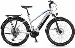 Winora Yucatan 12 I630Wh Winterwhite Vélo Trekking électrique Femme