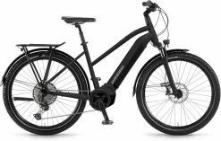 Winora Yucatan 12Pro I630Wh Black Matt Vélo Trekking électrique Femme