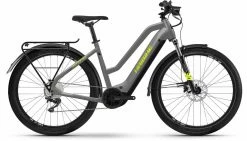 Haibike Trekking 6 Gloss Grey Neon / Ylw Vélo Trekking électrique Femme