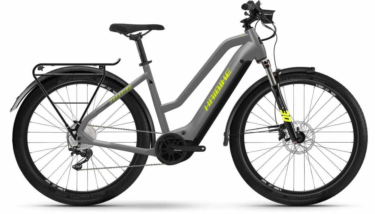 Haibike Trekking 6 Gloss Grey Neon / Ylw Vélo Trekking électrique Femme 3 Haibike Trekking 6 Gloss Grey Neon / Ylw Vélo Trekking électrique Femme