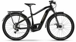 Haibike Trekking 11 Gloss Blk Metal / Tan Vélo Trekking électrique Homme