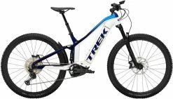 Trek Powerfly FS 7 Crystal White / Alpine-Dark Blue Fade VTT Tout Suspendu électrique