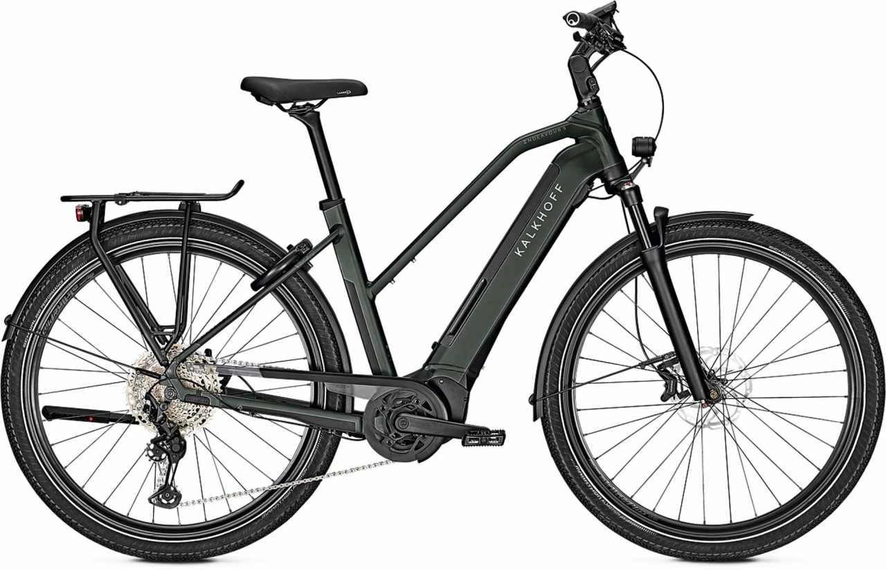Kalkhoff Endeavour 5.B Advance+ Green Black Velo Trekking Electrique Femme 3 Kalkhoff Endeavour 5.B Advance+ Green Black Velo Trekking Electrique Femme