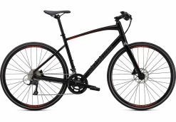 Vélo De Fitness Specialized Sirrus 3.0 Gloss Cast Black / Rocket Red / Satin Black Reflective 2022