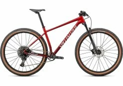 VTT Semi-Rigide Specialized Chisel Comp Gloss Red Tint Fade Over Brushed Silver / Tarmac Black / White W/ Gold Pearl 2022