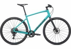 Vélo Tout Chemin Specialized Sirrus X 4.0 Gloss Lagoon Blue / Tropical Teal / Satin Black Reflective 2022