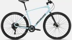 Vélo Tout Chemin Specialized Sirrus X 2.0 Gloss Artic Blue / Black / Satin Black Reflective 2022