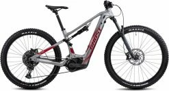 Ghost E-ASX 130 Universal AL Gray 2 / Riot Red Matt / Glossy VTT Tout Suspendu électrique