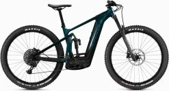 Ghost E-Riot AM CF Advanced Dirty Blue / Black Glossy / Matt VTT Tout Suspendu électrique