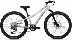 Ghost Kato 24 Full Party Silver Chrom / Dark Silver Chrom Glossy Vélo Enfant 24 Pouces