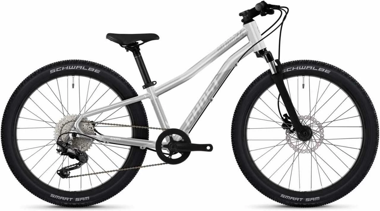 Ghost Kato 24 Full Party Silver Chrom / Dark Silver Chrom Glossy Vélo Enfant 24 Pouces 3 Ghost Kato 24 Full Party Silver Chrom / Dark Silver Chrom Glossy Vélo Enfant 24 Pouces
