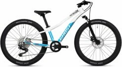 Ghost Kato 24 Full Party Pearl White / Bright Blue Glossy Vélo Enfant 24 Pouces