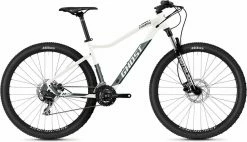 Ghost Lanao Essential 27.5 AL Pearl White / Green Bay Metallic Glossy / Matt VTT Semi-rigide Femme