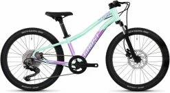 Ghost Lanao 20 Full Party Light Mint Pearl / Fogbow Purple Glossy Vélo Enfant 20 Pouces