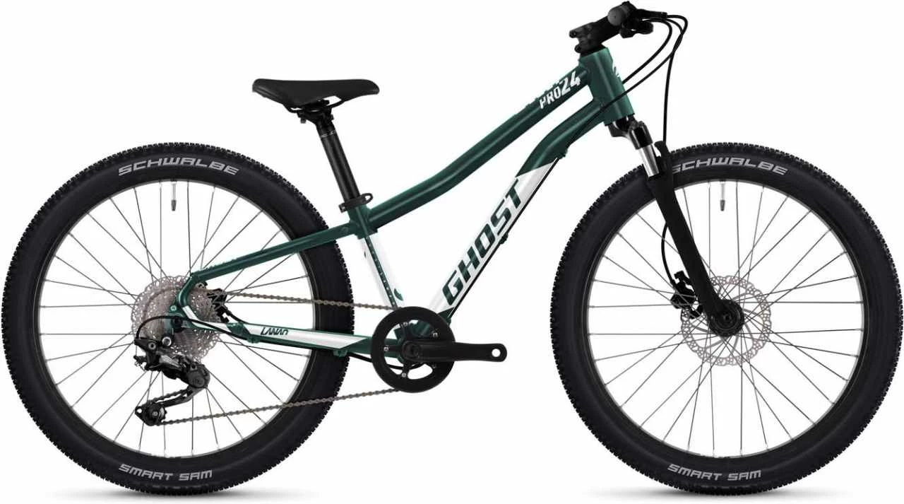 Ghost Lanao 24 Pro Dazzling Green / Pearl White Glossy Vélo Enfant 24 Pouces 3 Ghost Lanao 24 Pro Dazzling Green / Pearl White Glossy Vélo Enfant 24 Pouces