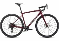 Vélo De Gravel Specialized Diverge Comp E5 Satin Maroon / Light Silver / Chrome / Clean 2022