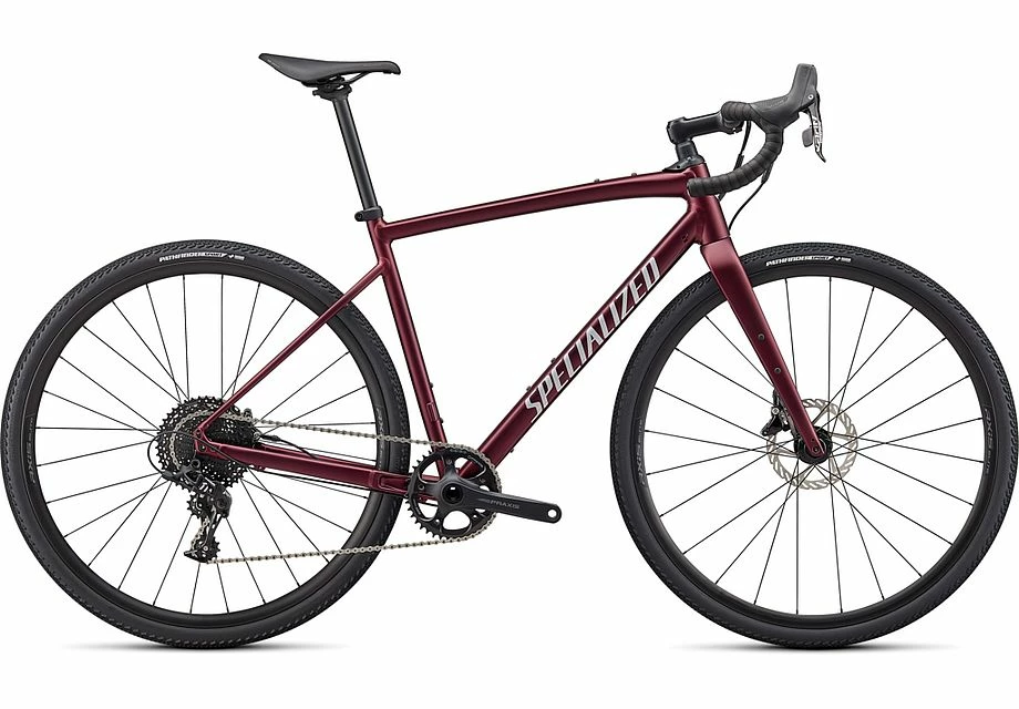 Vélo De Gravel Specialized Diverge Comp E5 Satin Maroon / Light Silver / Chrome / Clean 2022 3 Vélo De Gravel Specialized Diverge Comp E5 Satin Maroon / Light Silver / Chrome / Clean 2022