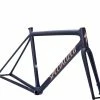 Kit Cadre Crux Satin Dusty Blue / Ice Papaya 2022 1 Kit Cadre Crux Satin Dusty Blue / Ice Papaya 2022 -Vélos Soldes crux kit cadre