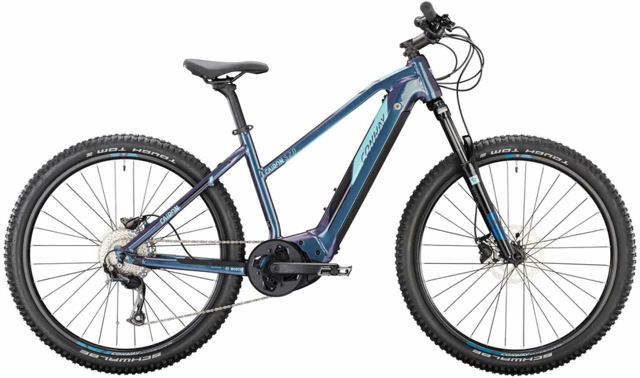 Conway Cairon S 2.0 625 Darkpetrol Metallic / Lightblue VTT Semi-rigide électrique Femme 3 Conway Cairon S 2.0 625 Darkpetrol Metallic / Lightblue VTT Semi-rigide électrique Femme