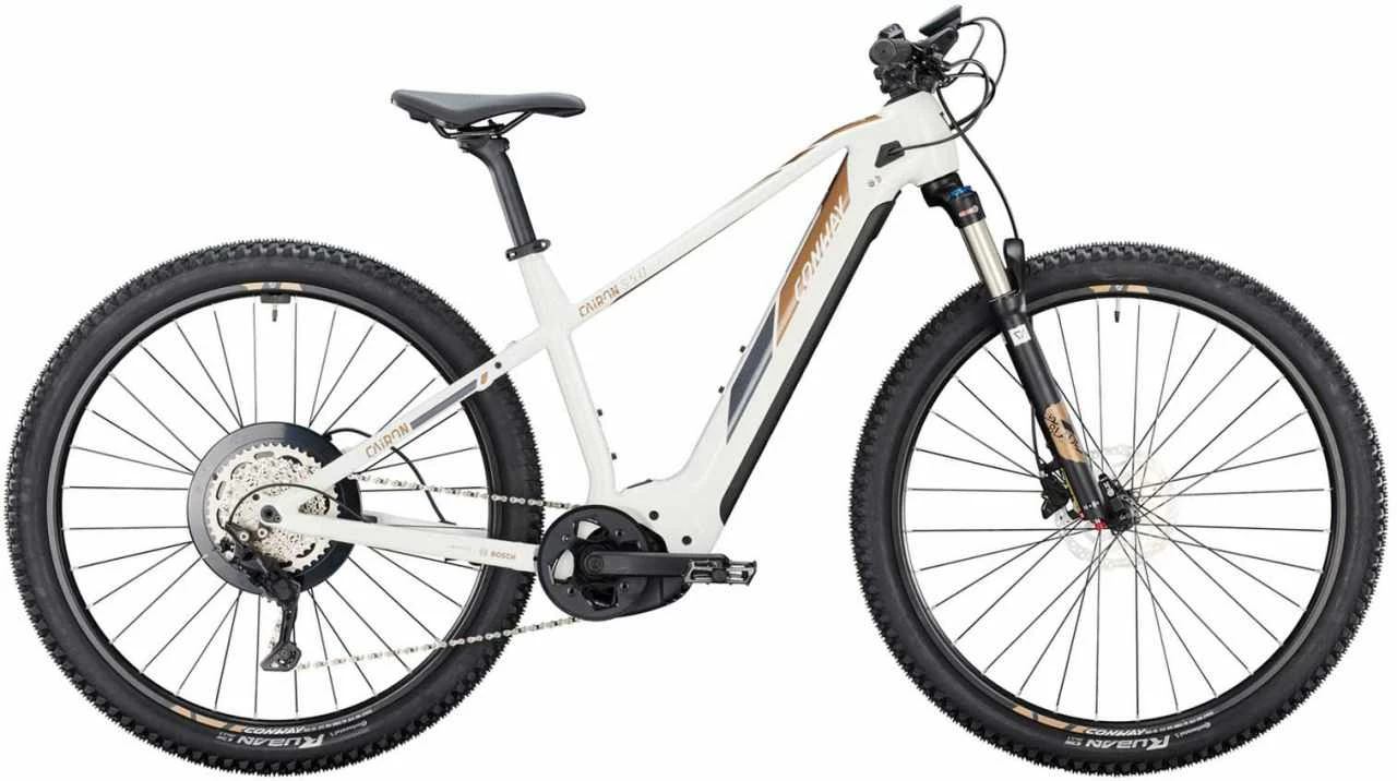 Conway Cairon S 5.0 750 Pearlwhite / Brown Metallic VTT Semi-rigide électrique 3 Conway Cairon S 5.0 750 Pearlwhite / Brown Metallic VTT Semi-rigide électrique