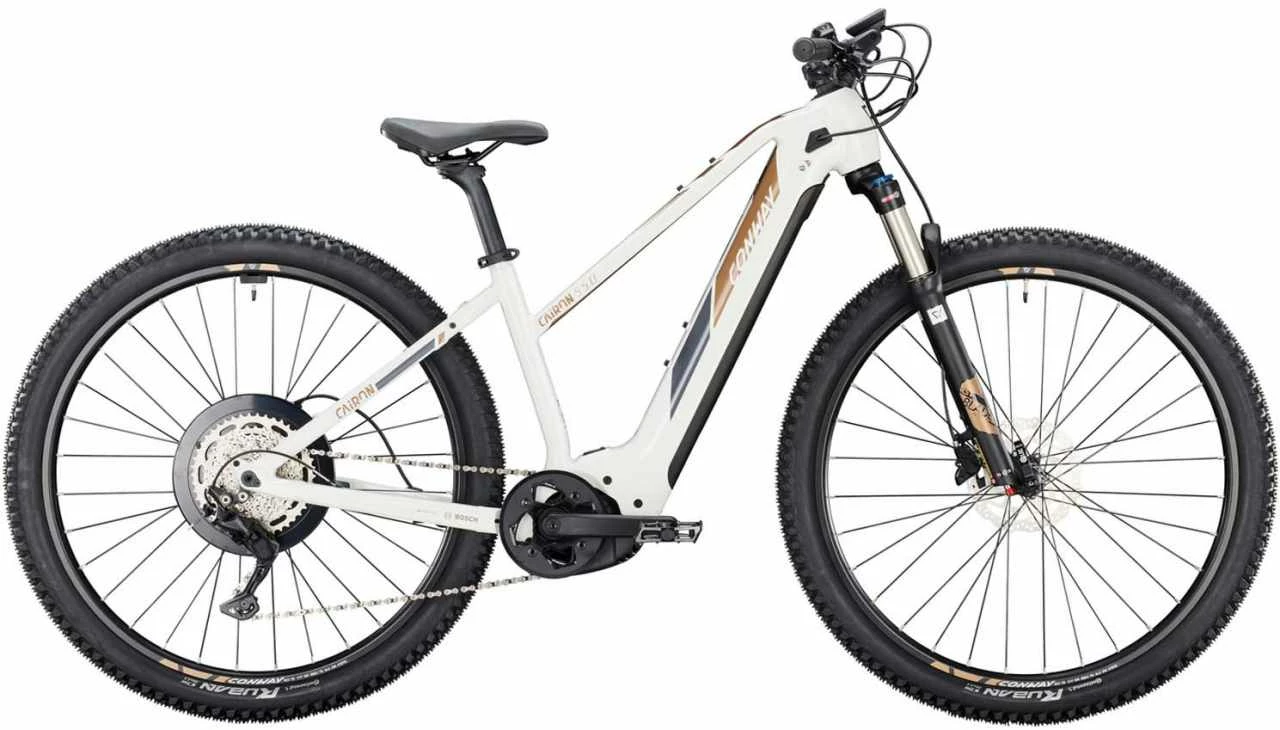Conway Cairon S 5.0 750 Pearlwhite / Brown Metallic VTT Semi-rigide électrique Femme 3 Conway Cairon S 5.0 750 Pearlwhite / Brown Metallic VTT Semi-rigide électrique Femme