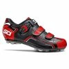 SIDI SCARPE MTB BUVEL BLACK RED WHITE - Monvelo.com -Vélos Soldes scarpebuvelredwhite